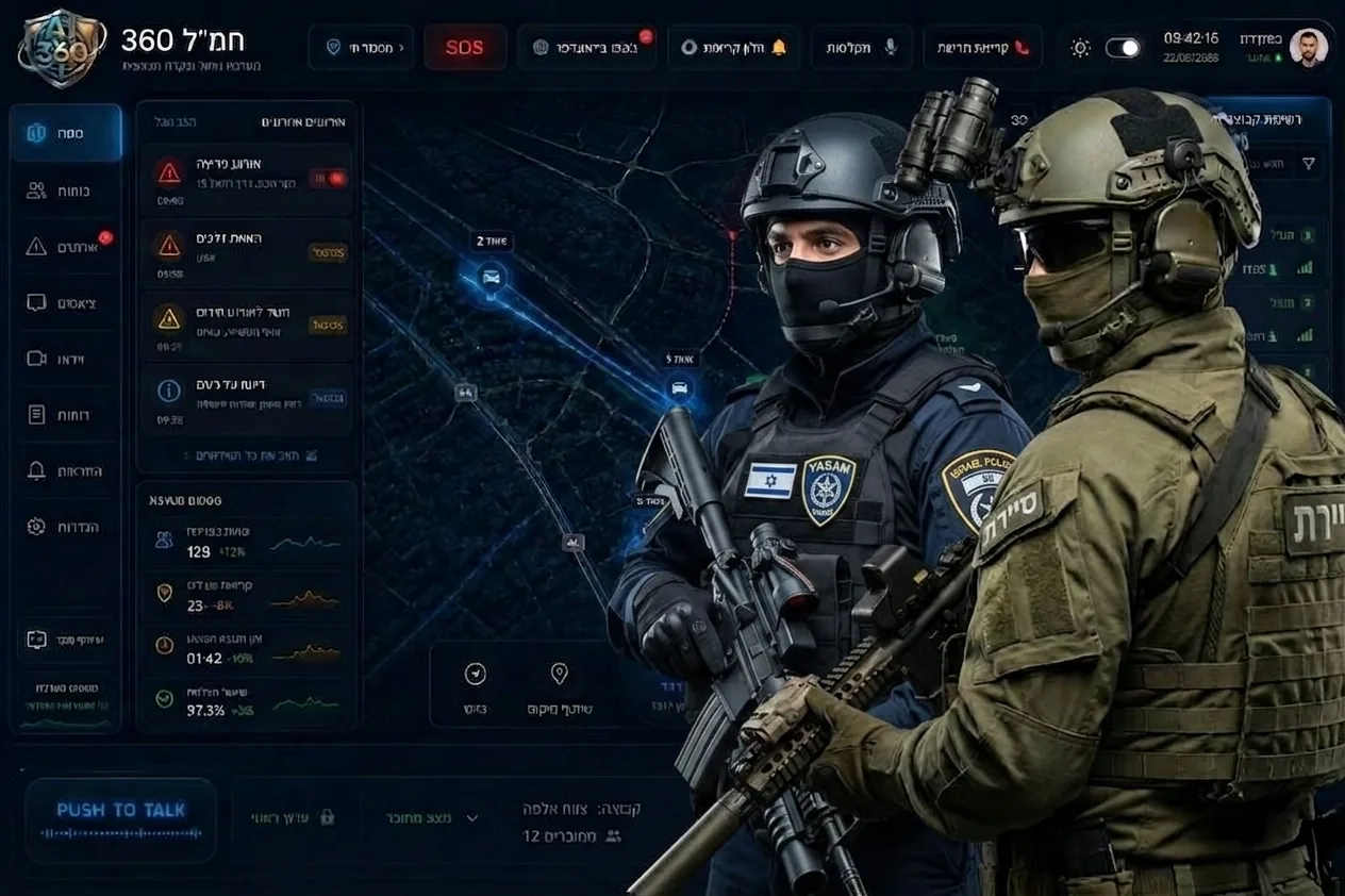 Dispatch 360 Ai — منظومة قيادة وسيطرة وطنية: خريطة حية و5 فرق وحادث اقتحام ولوحة المجموعات